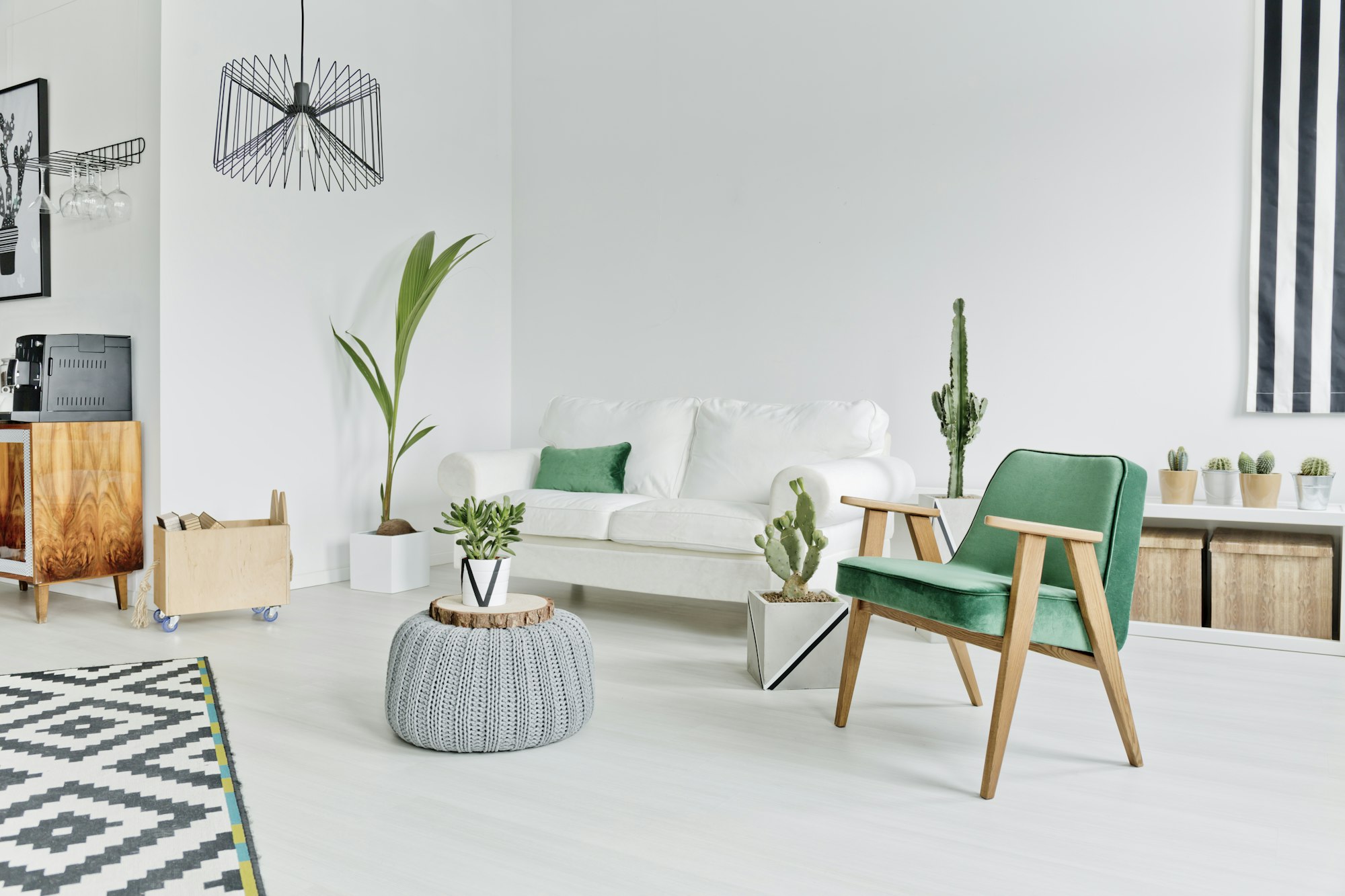 Flat in scandinavian style